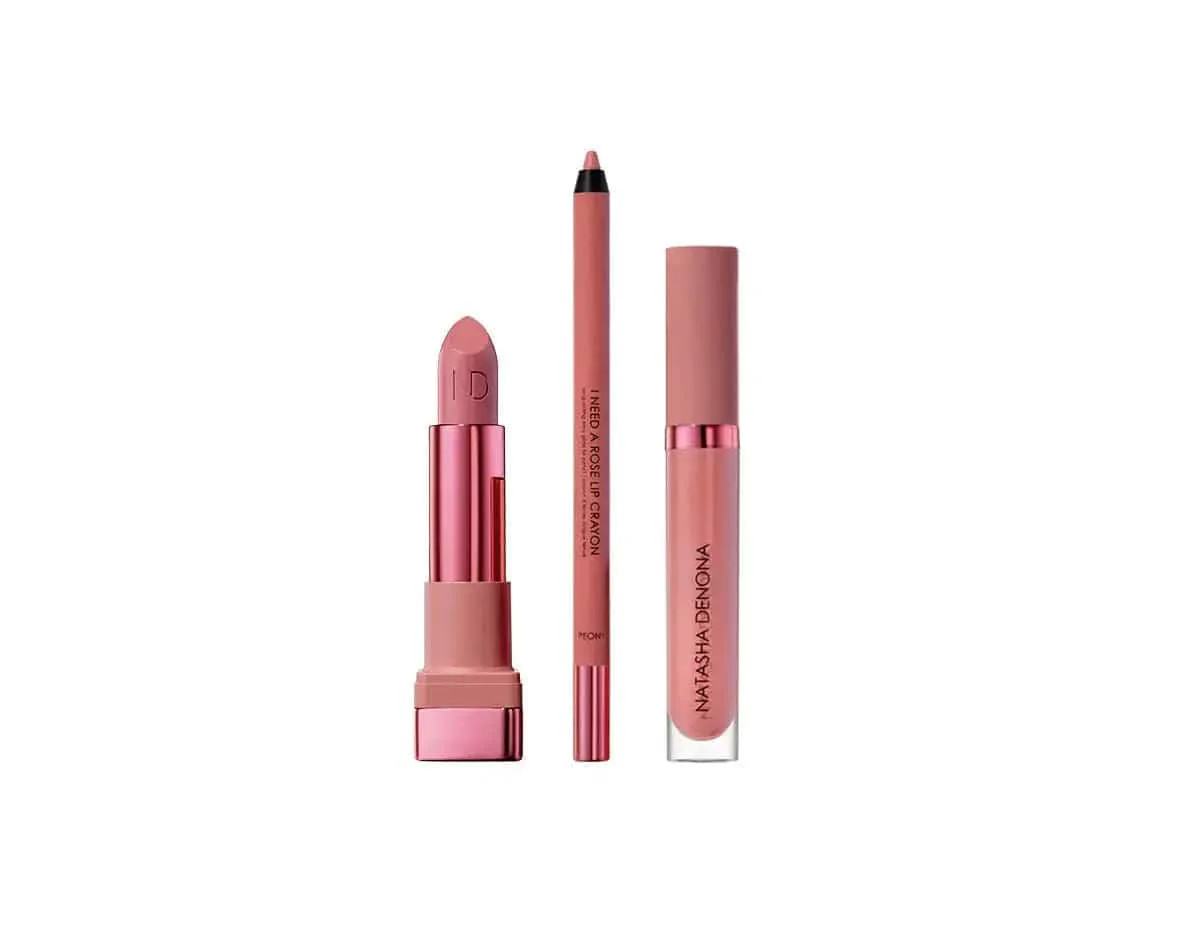I NEED A ROSE LIP SET